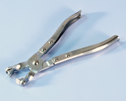 PLIERS FOR LOCKING IRON CLAMP